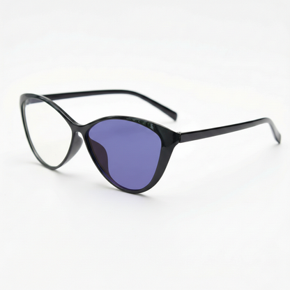 Carol Purple Photochromic Lens Glasses Side View