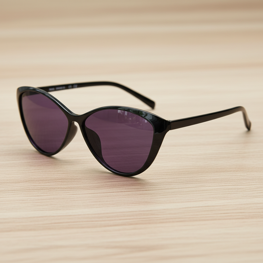 Carol Purple Tinted Lens Sunglasses Lifestyle Shot