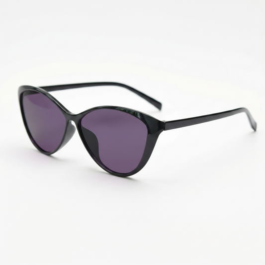 Carol Purple Tinted Lens Sunglasses Side View