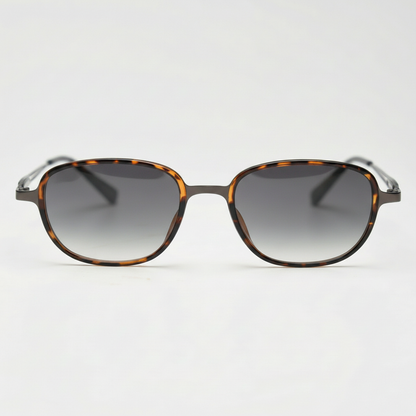 Dale Grey Gradient Lens Sunglasses Front View