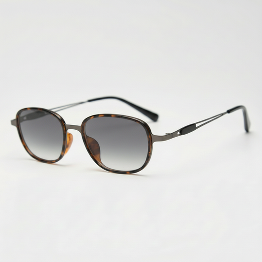 Dale Grey Gradient Lens Sunglasses Side View