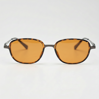Dale Orange Tinted Lens Sunglasses Front View