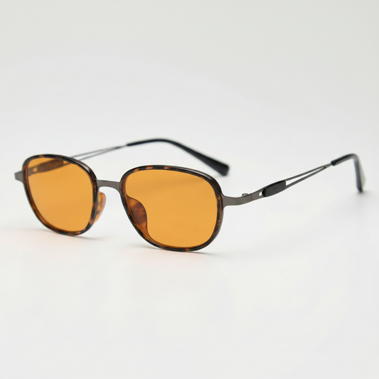 Dale Orange Tinted Lens Sunglasses Side View
