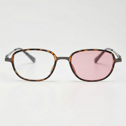 Dale Pink Photochromic Lens Glasses Front View