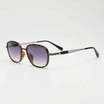 Dale Purple Gradient Lens Sunglasses Side View
