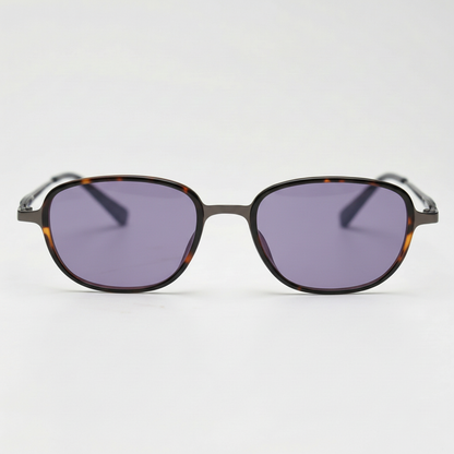 Dale Purple Tinted Lens Sunglasses Front View