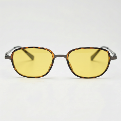 Dale Yellow Tinted Lens Sunglasses Front View