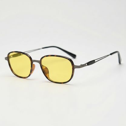 Dale Yellow Tinted Lens Sunglasses Side View