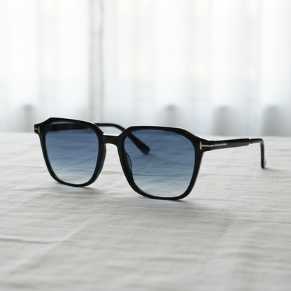 Elma Blue Gradient Lens Sunglasses Lifestyle Shot