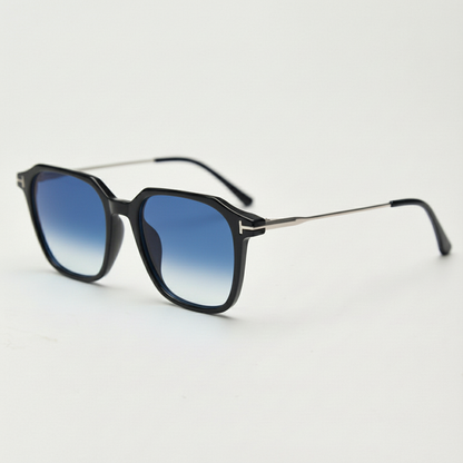 Elma Blue Gradient Lens Sunglasses Side View