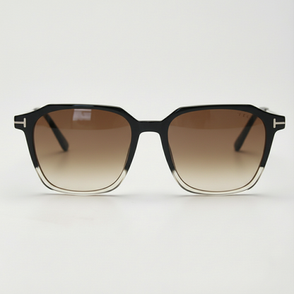 Elma Brown Gradient Lens Sunglasses Front View