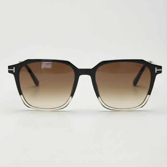 Elma Brown Gradient Lens Sunglasses Front View