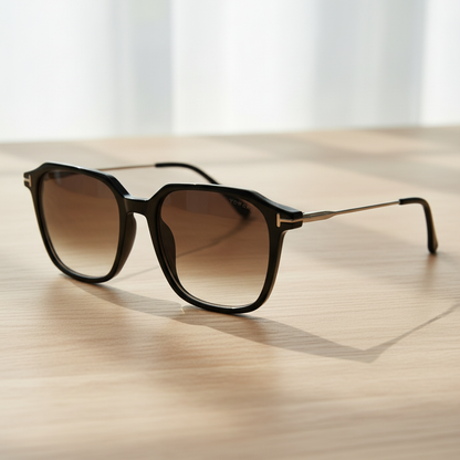 Elma Brown Gradient Lens Sunglasses Lifestyle Shot