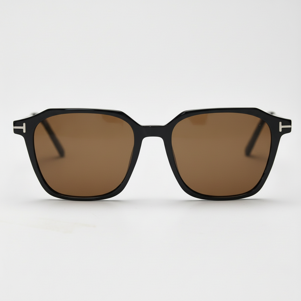 Elma Brown Tinted Lens Sunglasses Front View