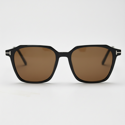 Elma Brown Tinted Lens Sunglasses Front View