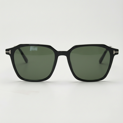 Elma Green Tinted Lens Sunglasses Front View