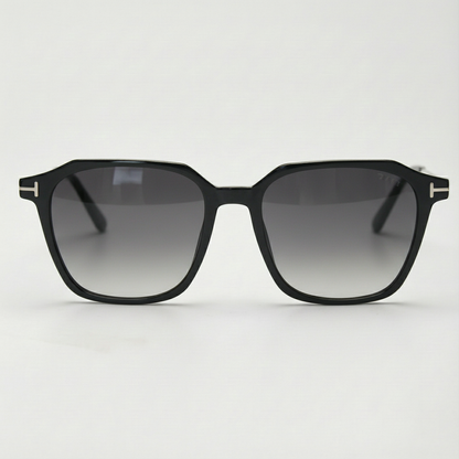 Elma Grey Gradient Lens Sunglasses Front View