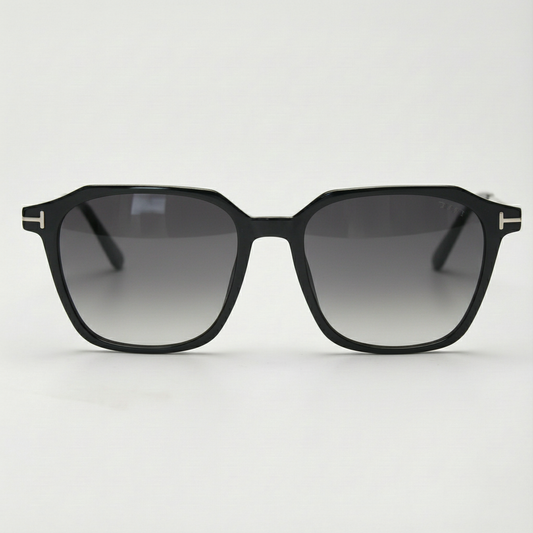 Elma Grey Gradient Lens Sunglasses Front View