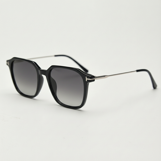 Elma Grey Gradient Lens Sunglasses Side View
