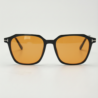 Elma Orange Tinted Lens Sunglasses Front View