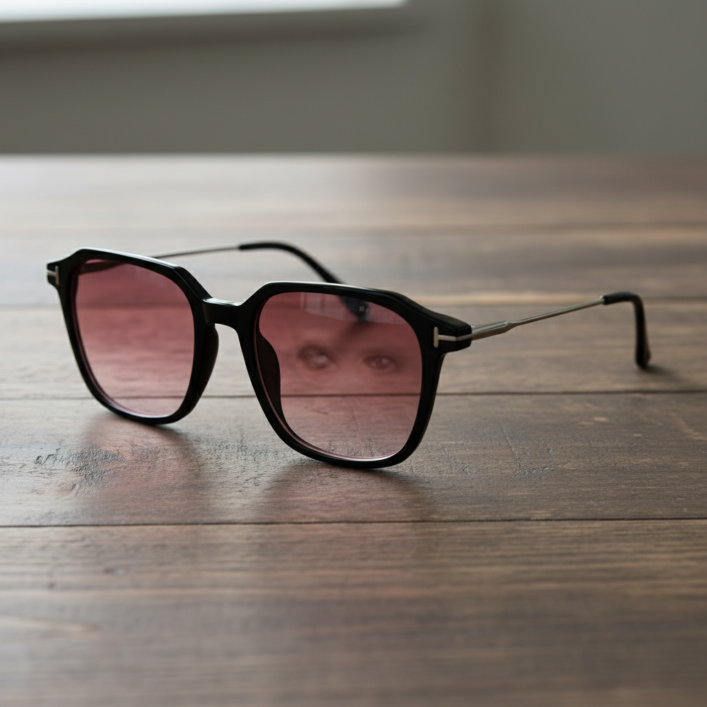 Elma Pink Gradient Lens Sunglasses Lifestyle Shot
