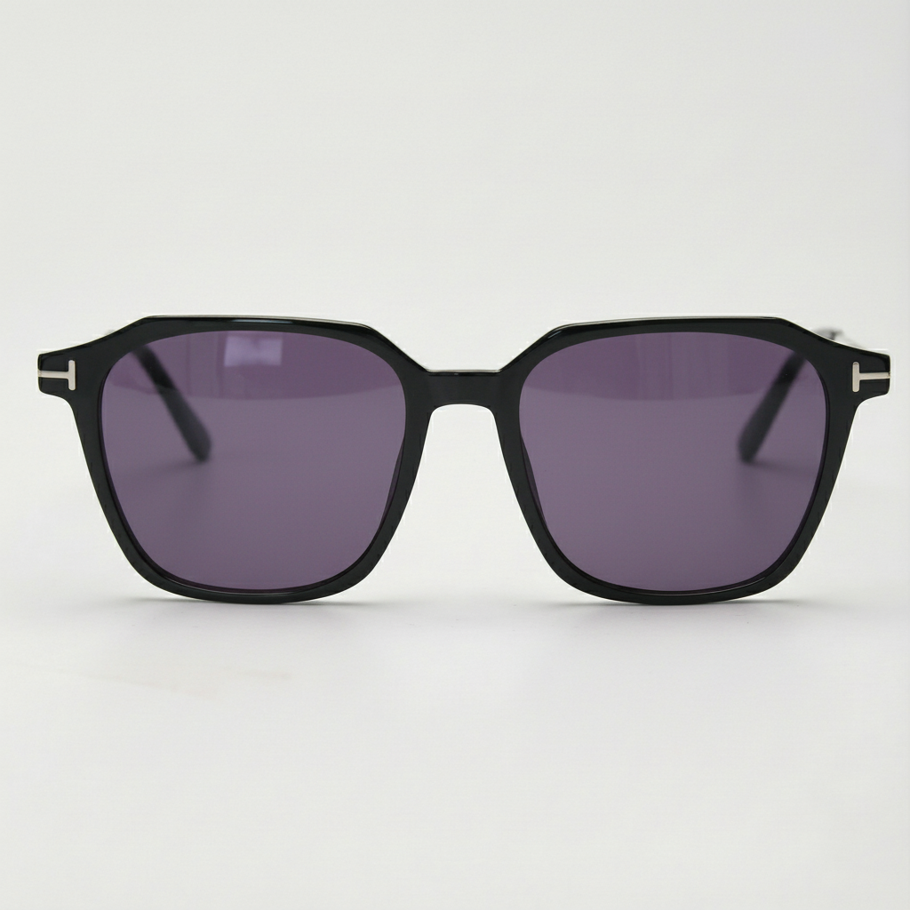 Elma Purple Tinted Lens Sunglasses Front View