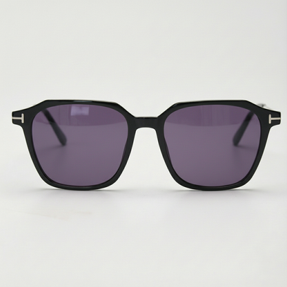 Elma Purple Tinted Lens Sunglasses Front View