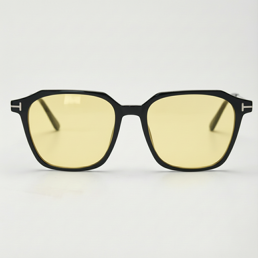 Elma Yellow Tinted Lens Sunglasses Front View
