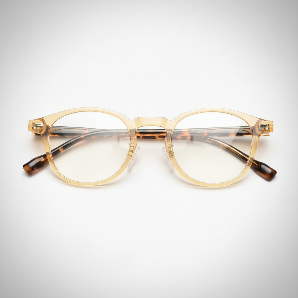 Gail Clear Clear Lens Glasses Front View