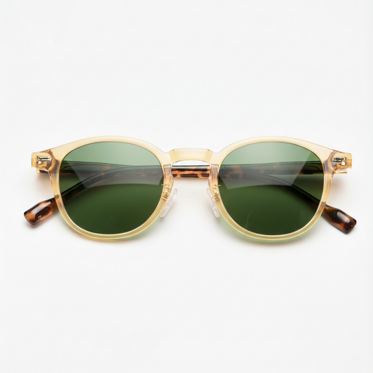 Gail Green Tinted Lens Sunglasses Front View