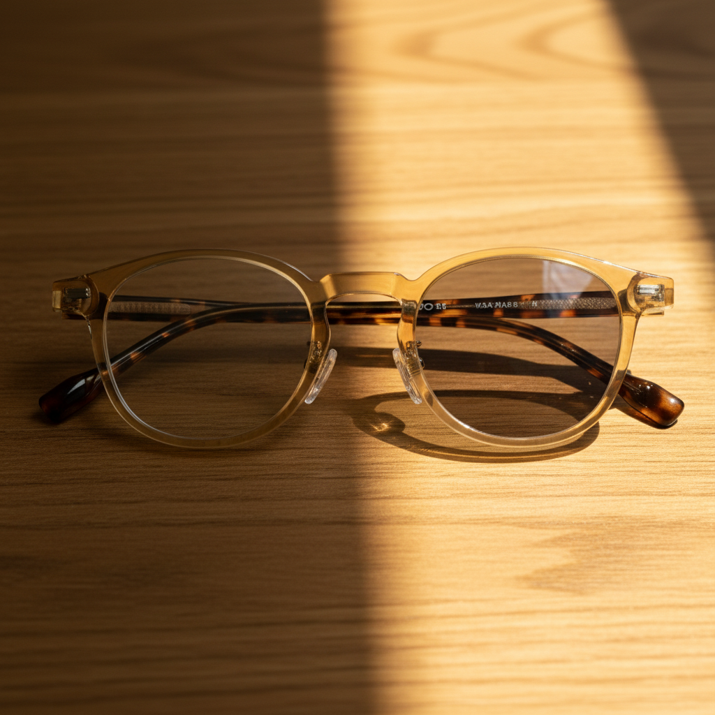 Gail Grey Photochromic Lens Glasses Lifestyle Shot