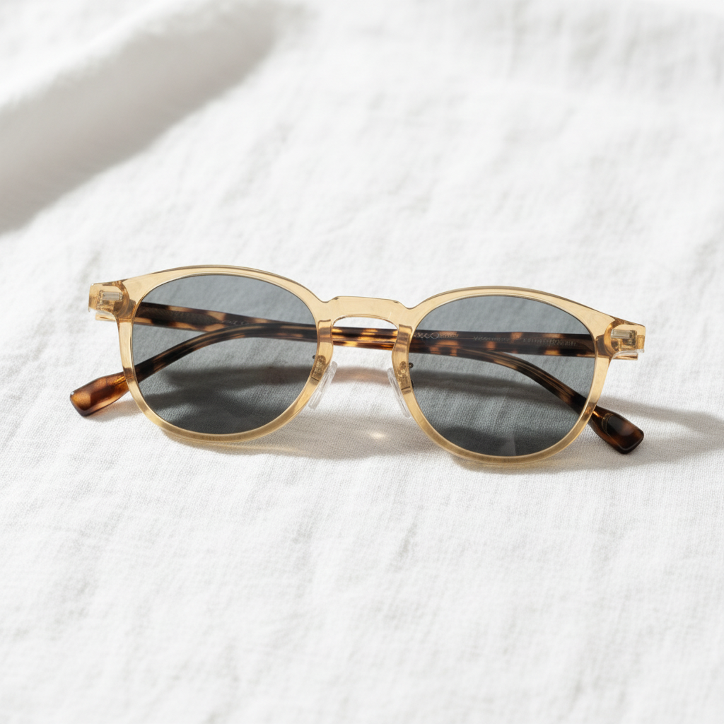 Gail Grey Tinted Lens Sunglasses Lifestyle Shot