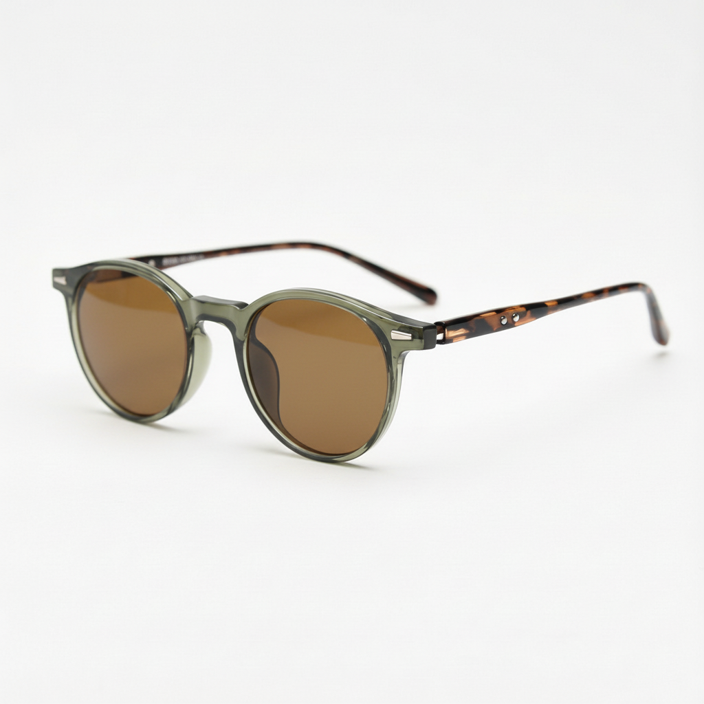 Ida Brown Tinted Lens Sunglasses Side View