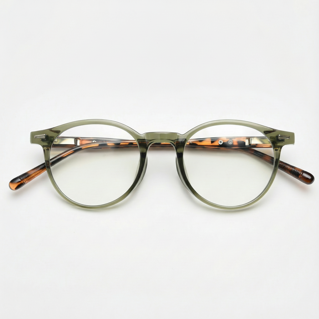 Ida Clear Clear Lens Glasses Front View