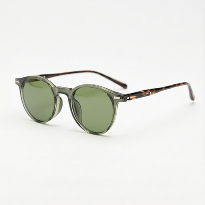 Ida Green Tinted Lens Sunglasses Side View