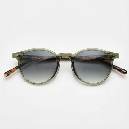 Ida Grey Gradient Lens Sunglasses Front View