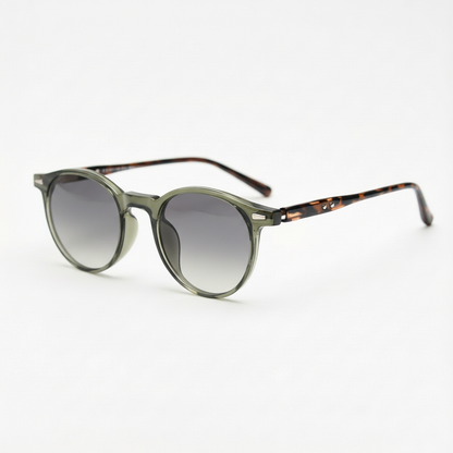 Ida Grey Gradient Lens Sunglasses Side View