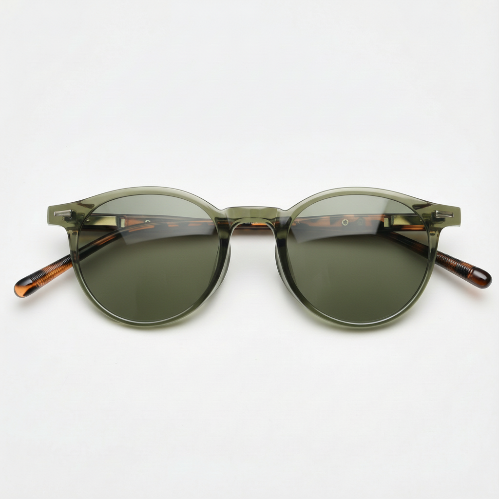 Ida Grey Tinted Lens Sunglasses Front View
