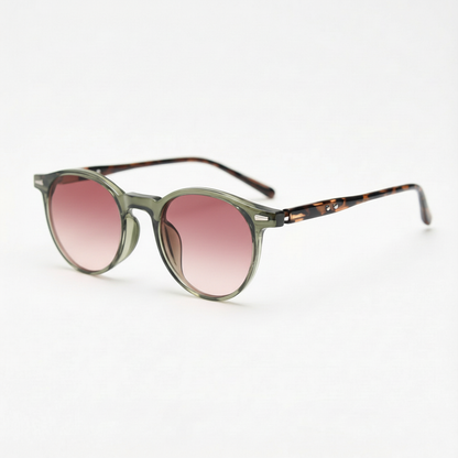 Ida Pink Gradient Lens Sunglasses Side View