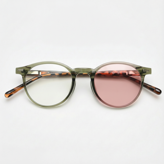 Ida Pink Photochromic Lens Glasses Front View