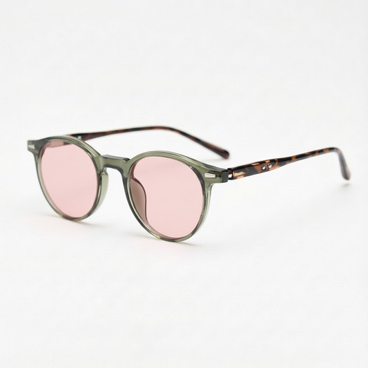 Ida Pink Tinted Lens Sunglasses Side View