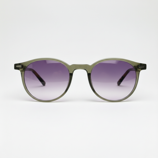 Ida Purple Gradient Lens Sunglasses Front View