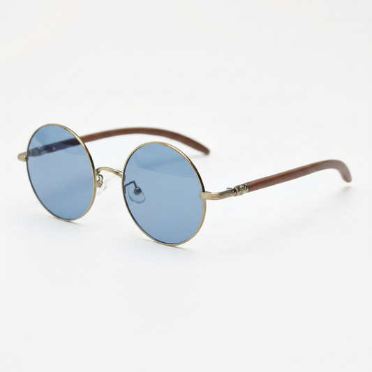 Jo Blue Tinted Lens Sunglasses Side View