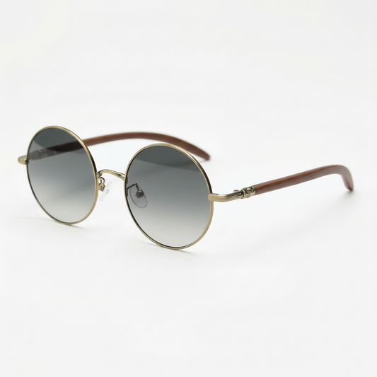 Jo Grey Gradient Lens Sunglasses Side View