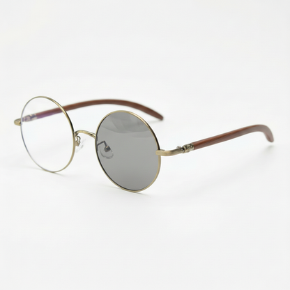 Jo Grey Photochromic Lens Glasses Side View