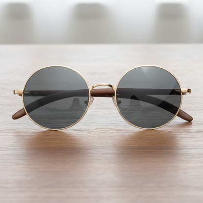 Jo Grey Tinted Lens Sunglasses Lifestyle Shot