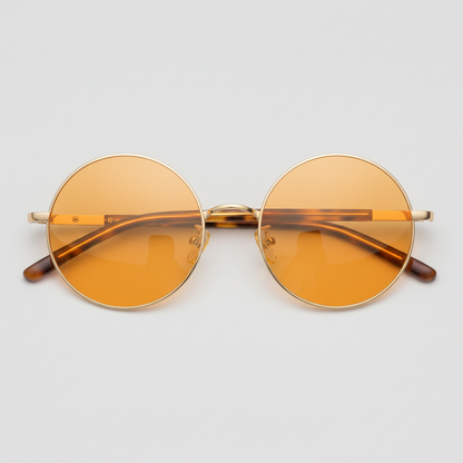 Jo Orange Tinted Lens Sunglasses Front View