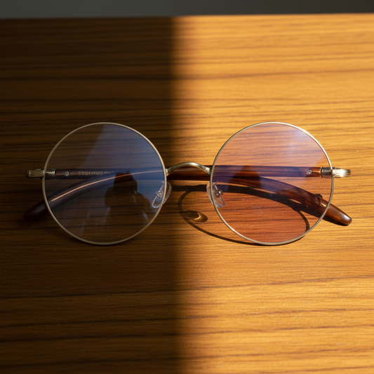 Jo Pink Photochromic Lens Glasses Lifestyle Shot