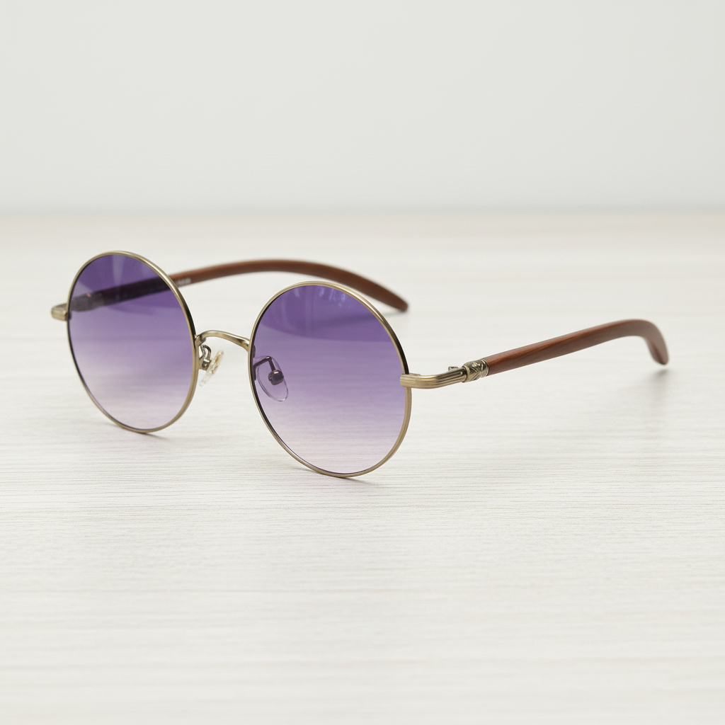 Jo Purple Gradient Lens Sunglasses Lifestyle Shot