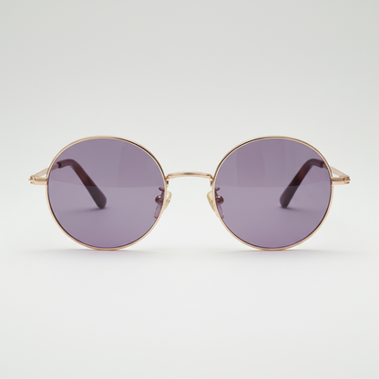 Jo Purple Tinted Lens Sunglasses Front View